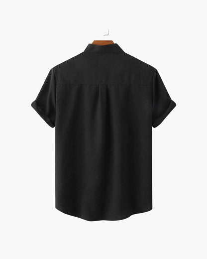 Mandarin Collar Slim Shirt