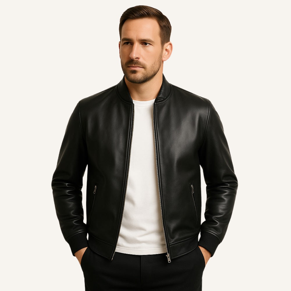 Gran Nero Leather Jacket