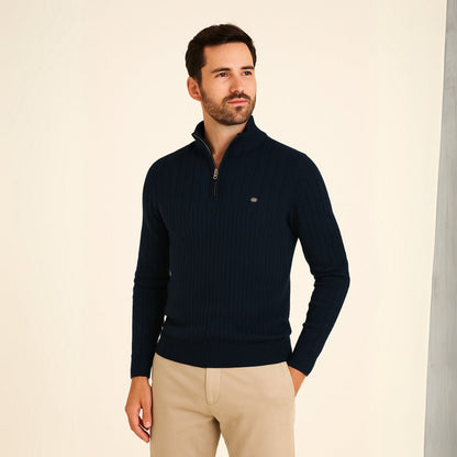 Verri Half-Zip Turtleneck Sweater