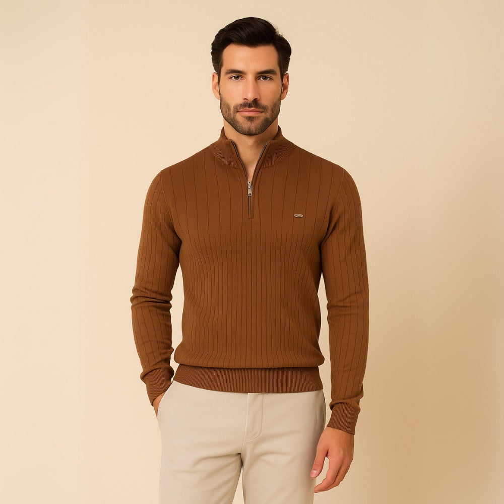 Verri Half-Zip Turtleneck Sweater