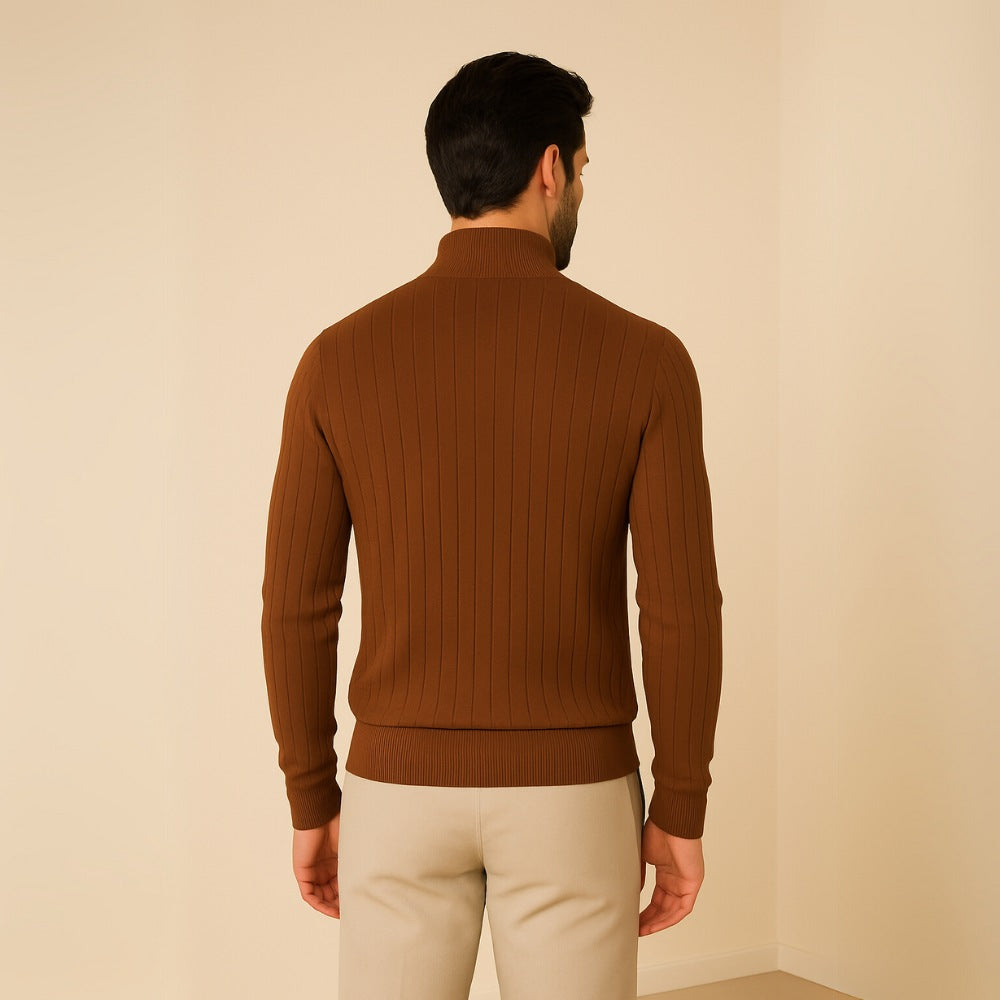 Verri Half-Zip Turtleneck Sweater
