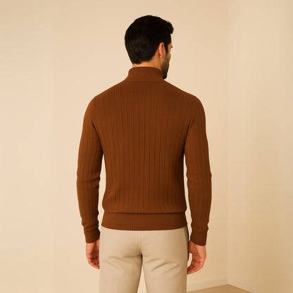 Verri Half-Zip Turtleneck Sweater