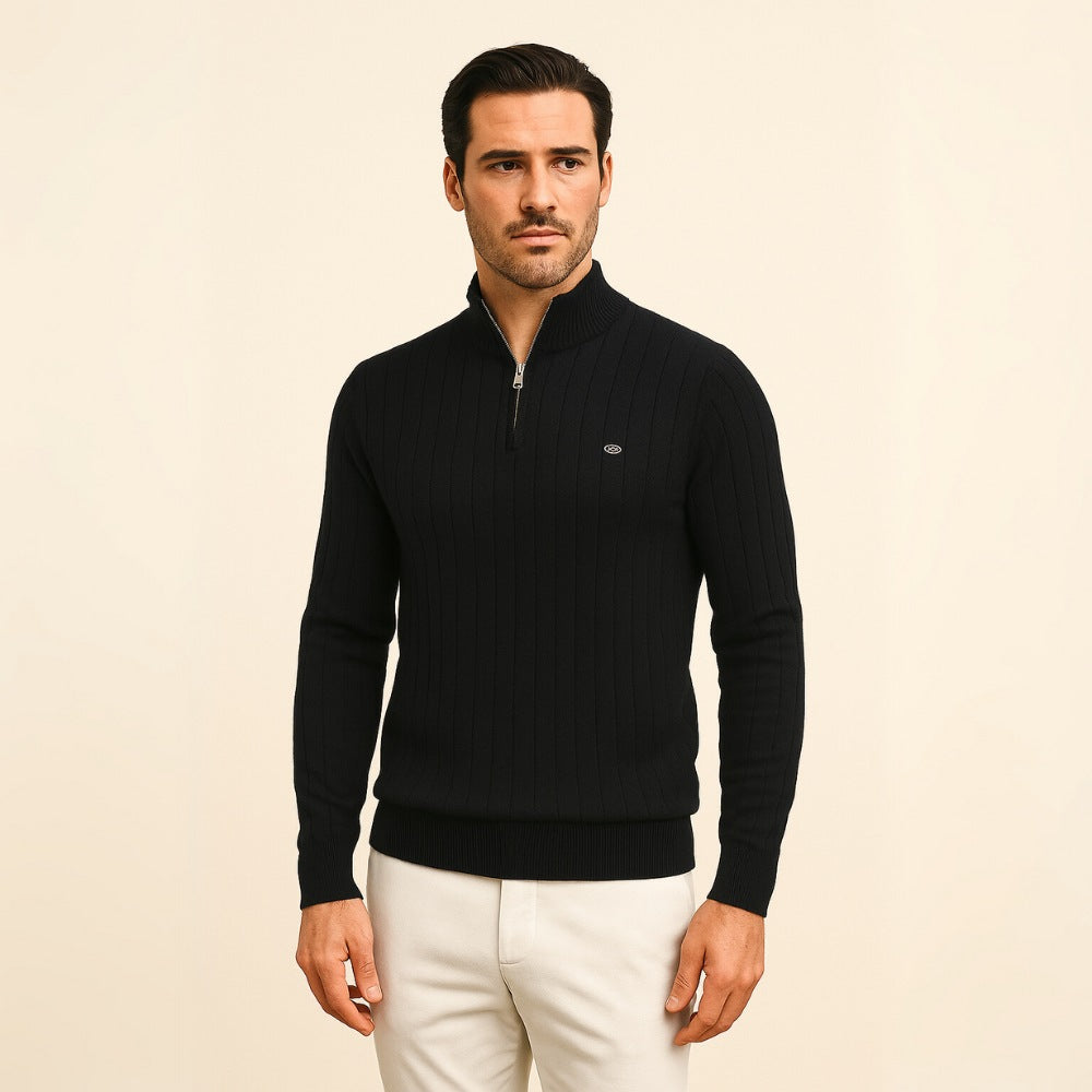 Verri Half-Zip Turtleneck Sweater