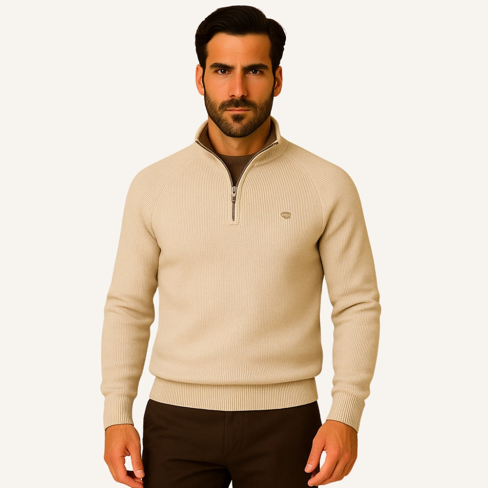 Pesson Signature Half-Zip Sweater