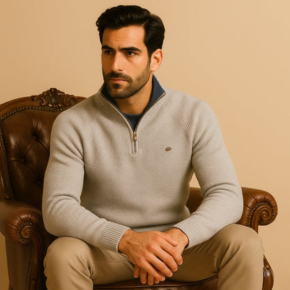 Pesson Signature Half-Zip Sweater