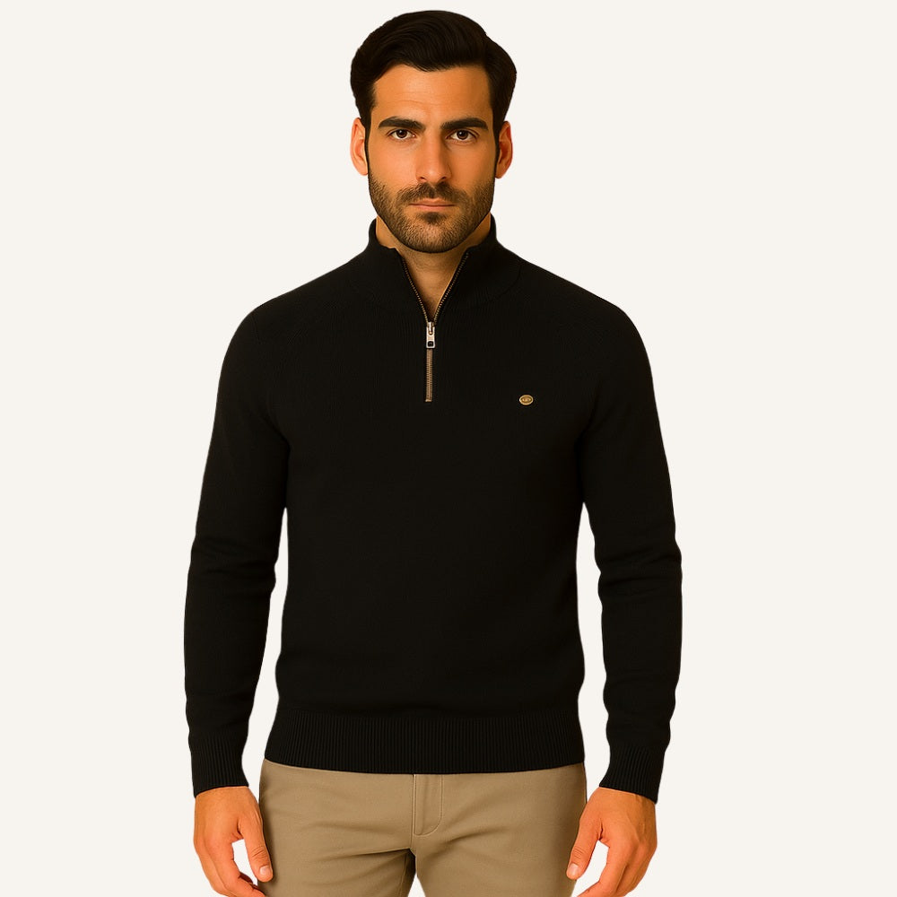 Pesson Signature Half-Zip Sweater