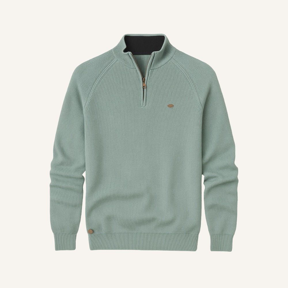 Pesson Signature Half-Zip Sweater