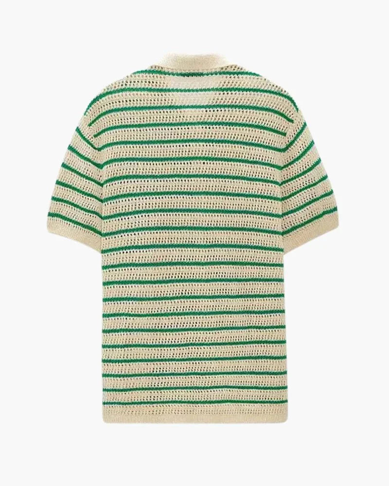 Marbella Knit Button-Up Shirt