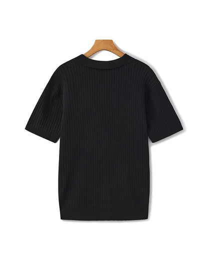 Premium Ribbed Polo Shirt
