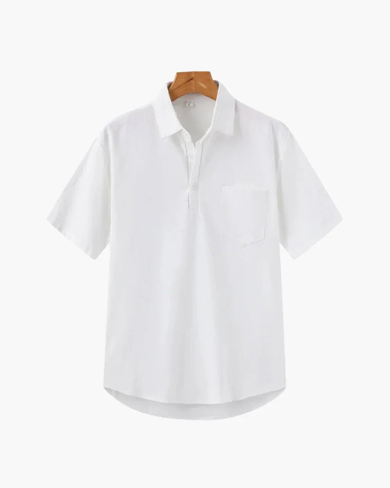 Casablanca Linen Polo Shirt