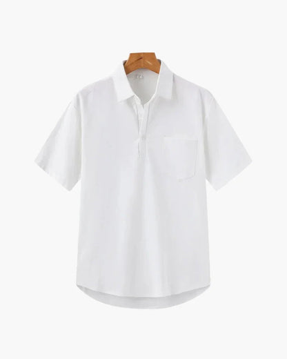 Casablanca Linen Polo Shirt