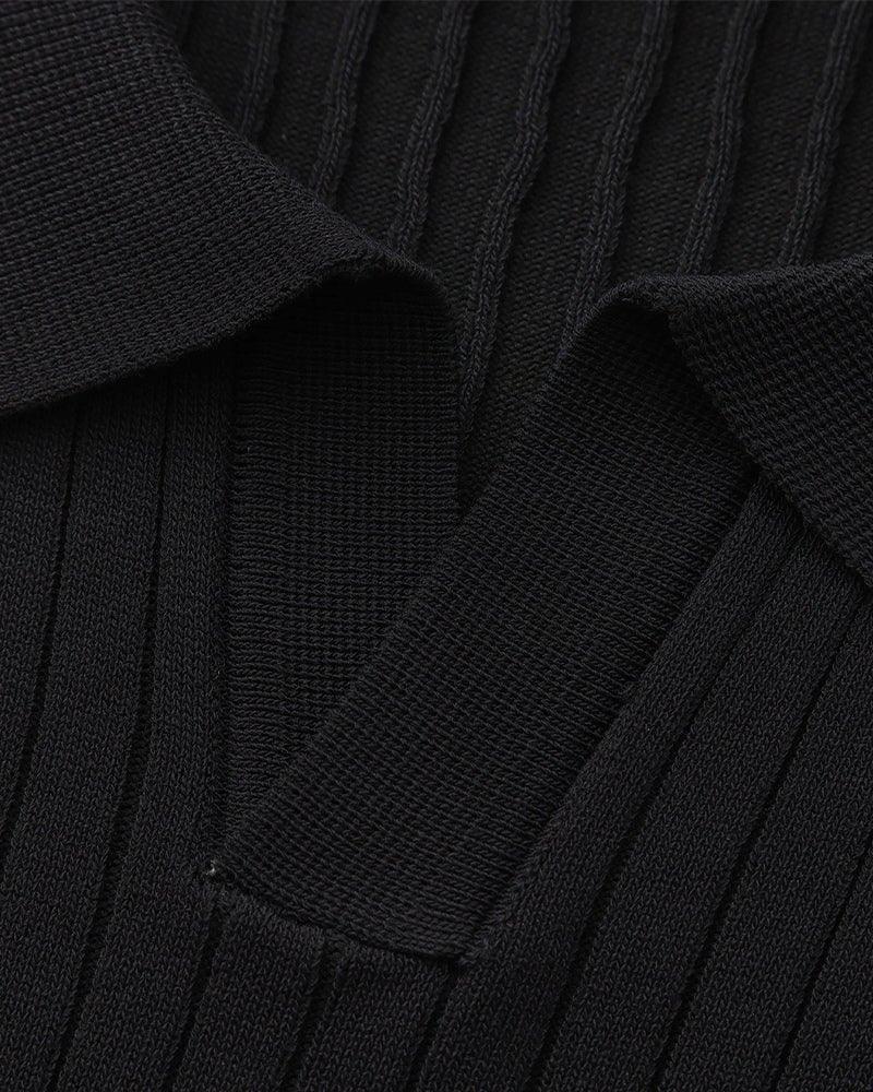 Premium Ribbed Polo Shirt
