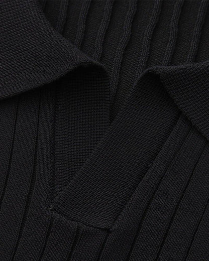 Premium Ribbed Polo Shirt