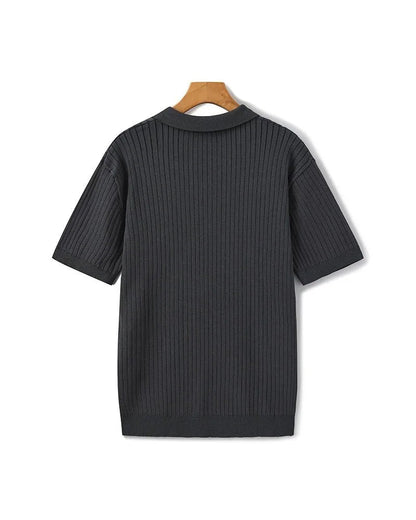 Premium Ribbed Polo Shirt
