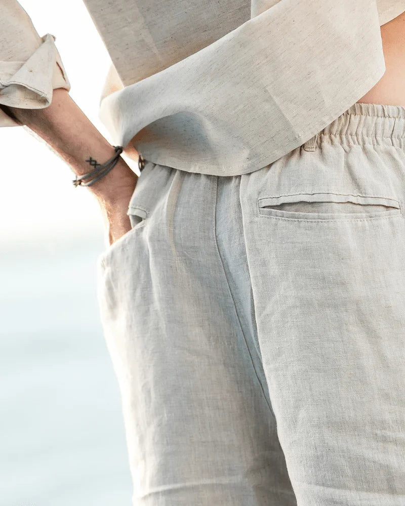 Casablanca Premium Linen Shorts