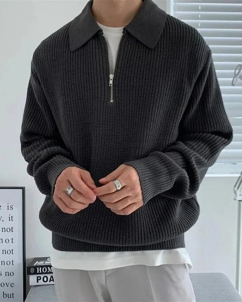 Cesare Half-Zip Sweater
