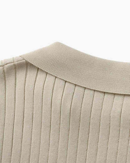 Premium Ribbed Polo Shirt