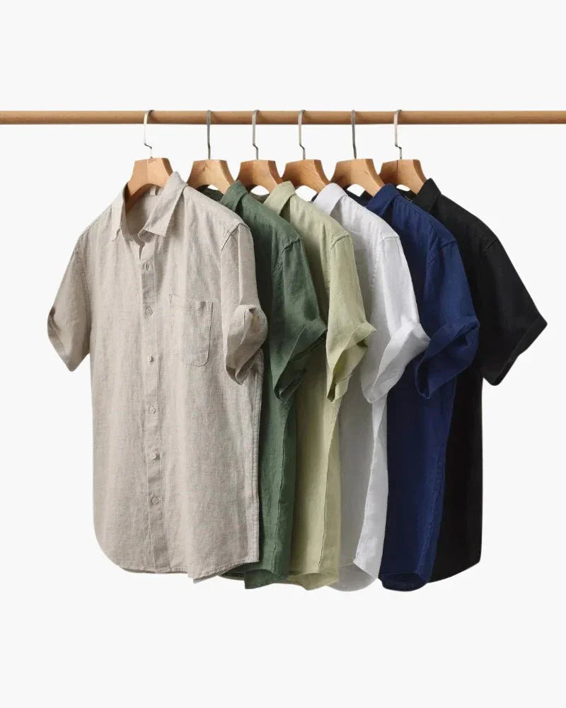 Cabo Verde Short Sleeve Linen Shirt