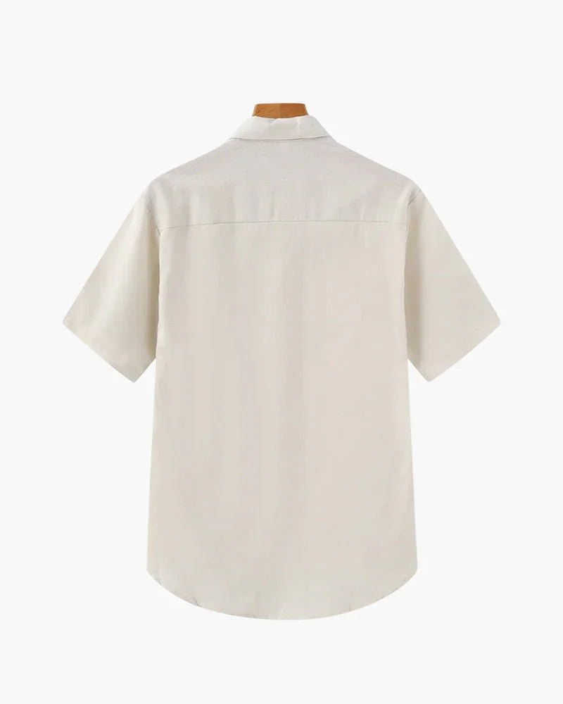 Casablanca Linen Polo Shirt