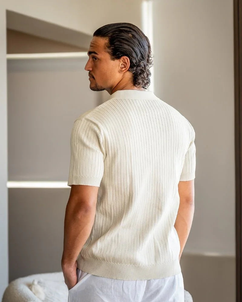 Premium Ribbed Polo Shirt