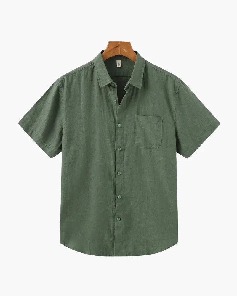 Cabo Verde Short Sleeve Linen Shirt