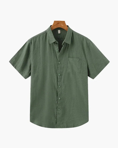 Cabo Verde Short Sleeve Linen Shirt