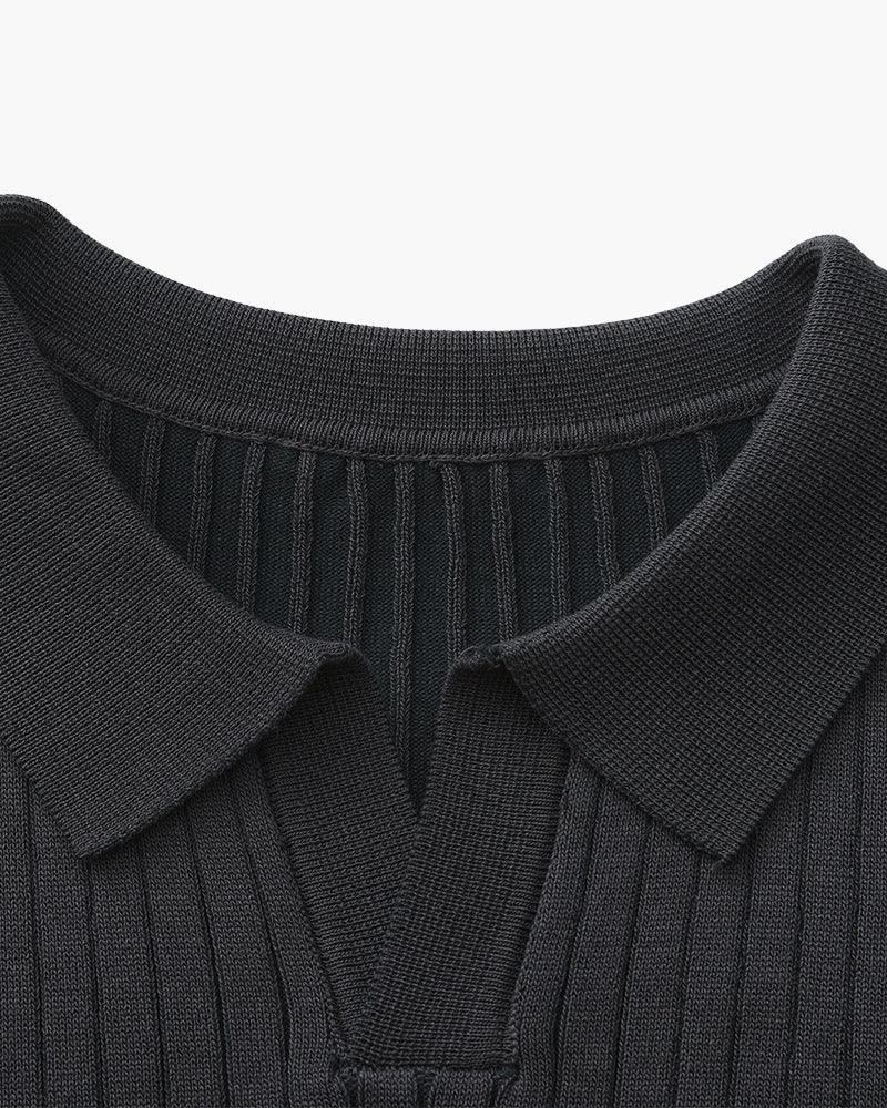 Premium Ribbed Polo Shirt