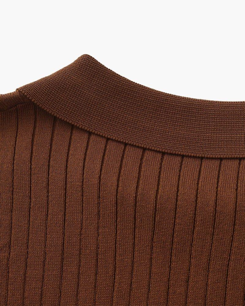 Premium Ribbed Polo Shirt