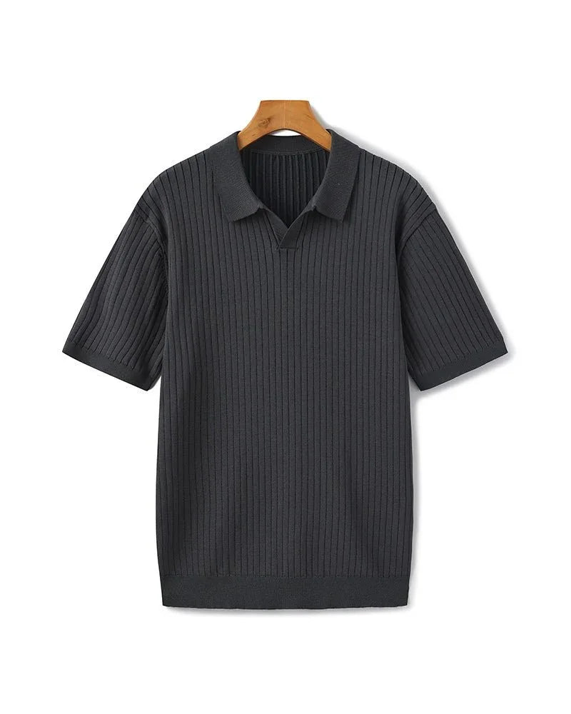 Premium Ribbed Polo Shirt