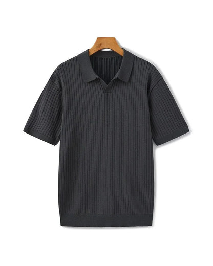 Premium Ribbed Polo Shirt