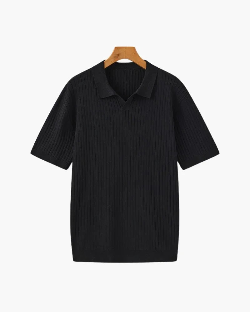 Premium Ribbed Polo Shirt