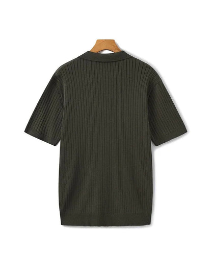 Premium Ribbed Polo Shirt