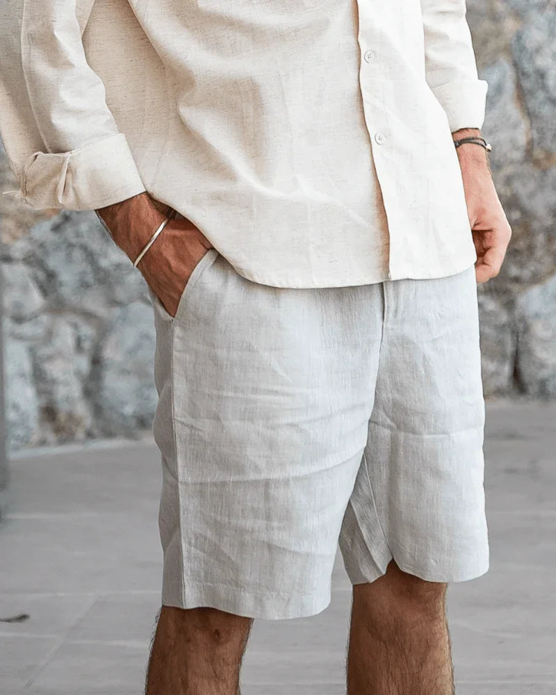 Casablanca Premium Linen Shorts