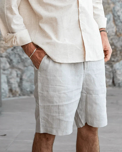 Casablanca Premium Linen Shorts
