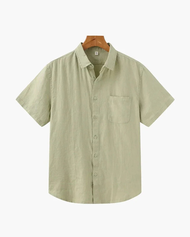 Cabo Verde Short Sleeve Linen Shirt