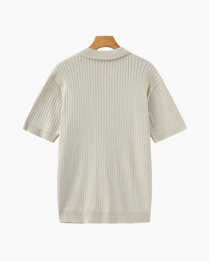 Premium Ribbed Polo Shirt
