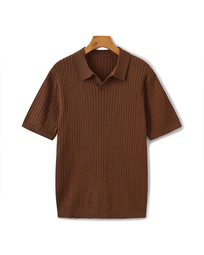 Premium Ribbed Polo Shirt