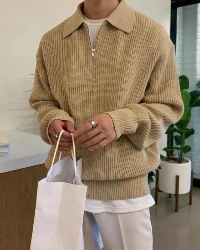 Cesare Half-Zip Sweater