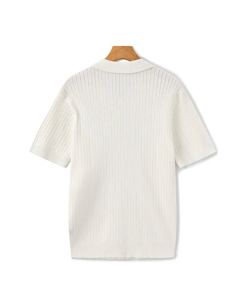 Premium Ribbed Polo Shirt