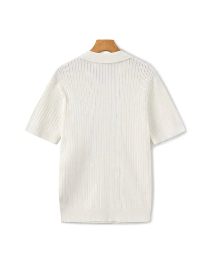 Premium Ribbed Polo Shirt